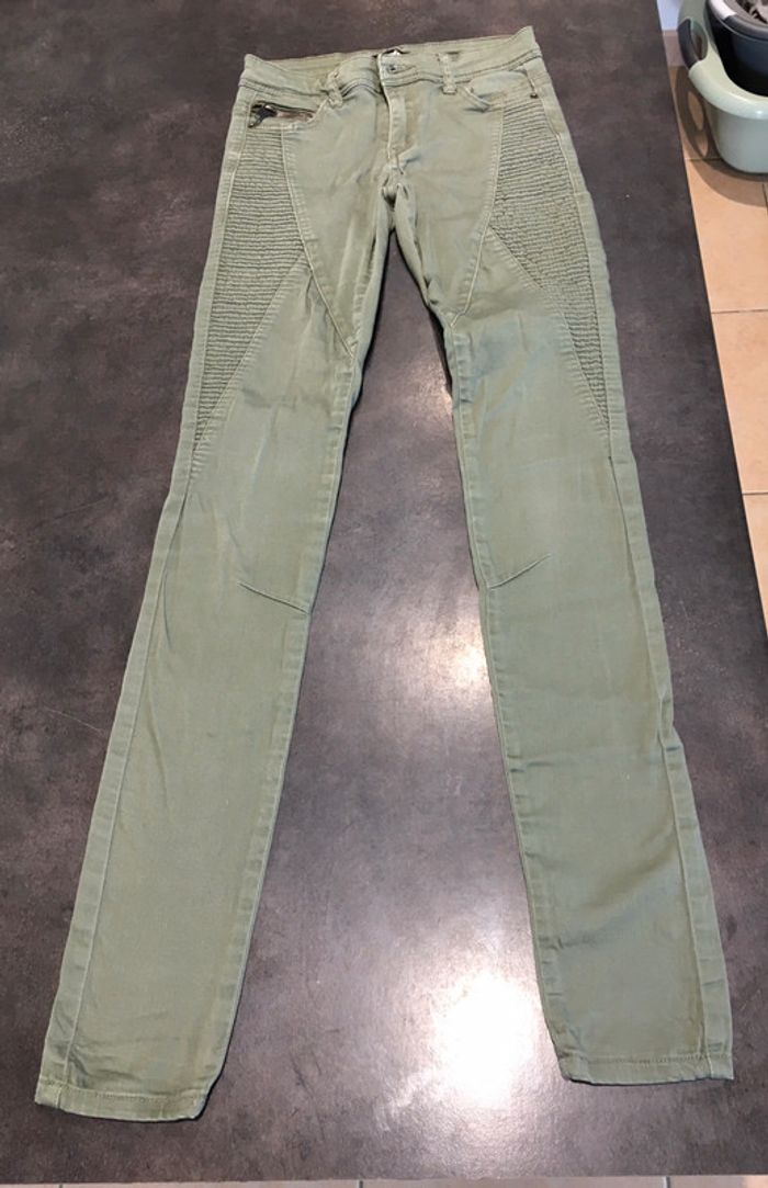 Pantalon slim kaki - photo numéro 3