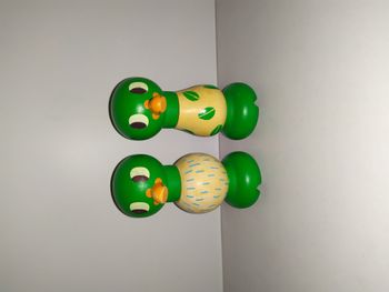 Lot de 2 petit canards en bois tourné vis jeu assemblage