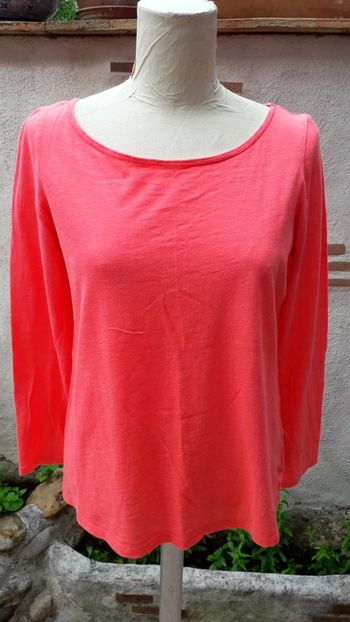 Tee-shirt orange fluo