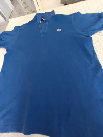 Polo Lacoste T 40/42 bleu