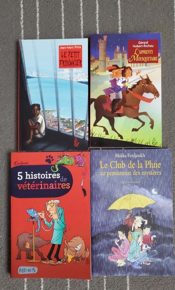 Lot de 4 romans enfant 9-10 ans