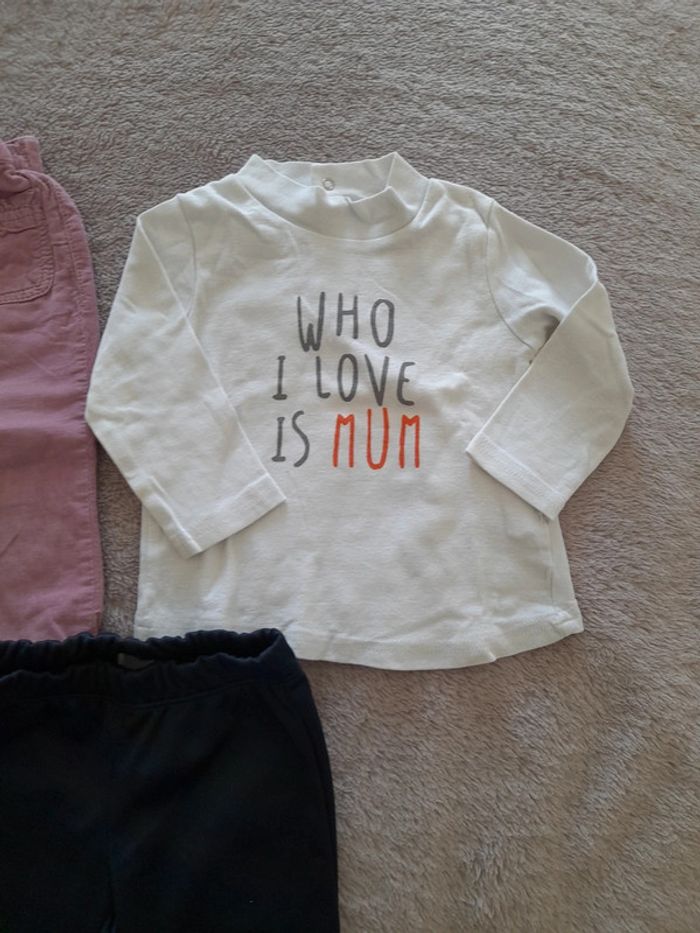 Lot vêtements fille taille 12 mois - photo numéro 3