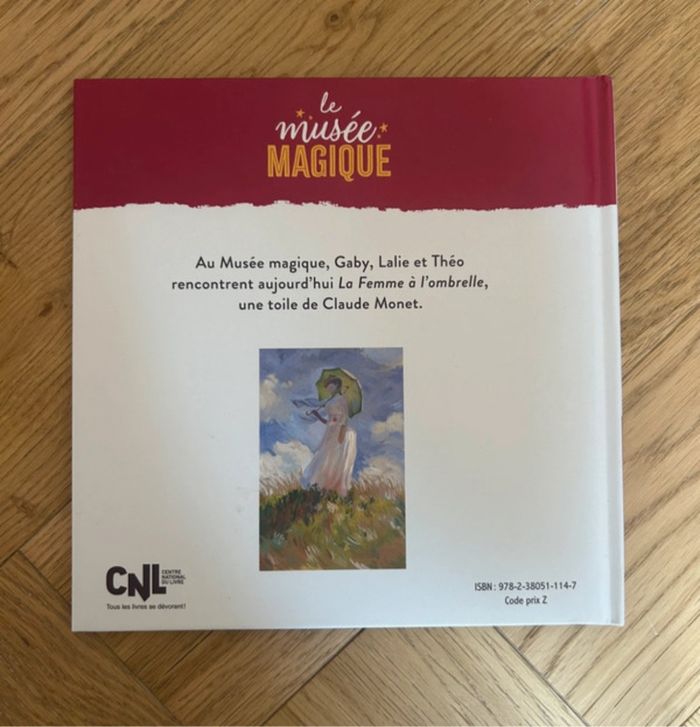 Livre MacDo/Hachette - Le musée magique - La femme à l’ombrelle - photo numéro 2