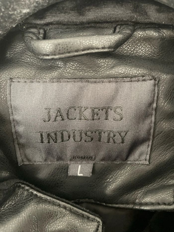 Blouson en cuir Taille L - photo numéro 3