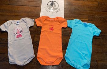 Lot body petit bateau  3 mois