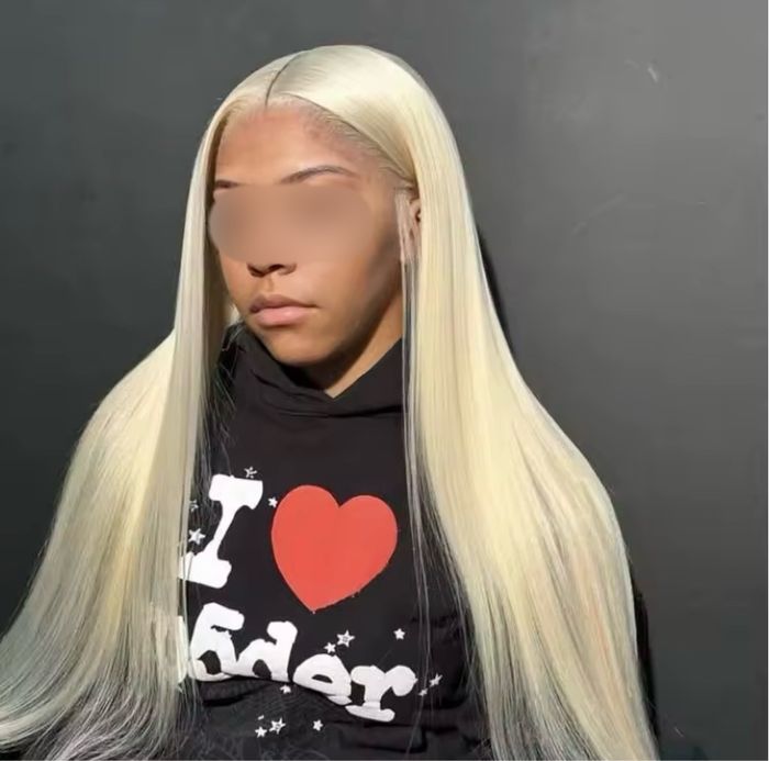 ✨ Perruque Lace Frontal 13x6 – Cheveux humains – Blond miel – 28 pouces ✨ - photo numéro 3