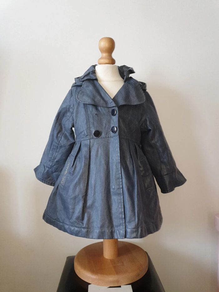 Imperméable bleu jean IKKS 3 ans