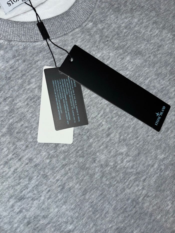 Pull stone Island gris - photo numéro 3