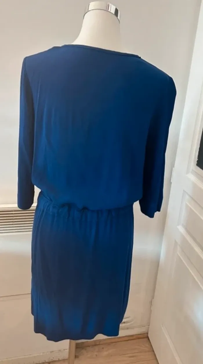 Comptoir des cotonniers Robe bleue Femme taille 42 - photo numéro 6