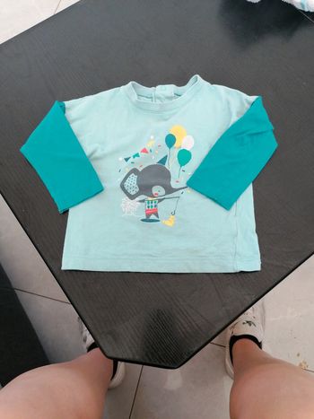 Tee shirt manches longues 12 mois