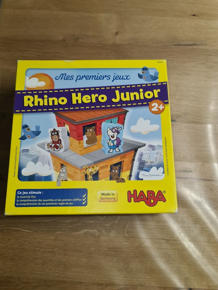 Jeu de société Rhino Hero Junior des éditions Haba - photo numéro 2