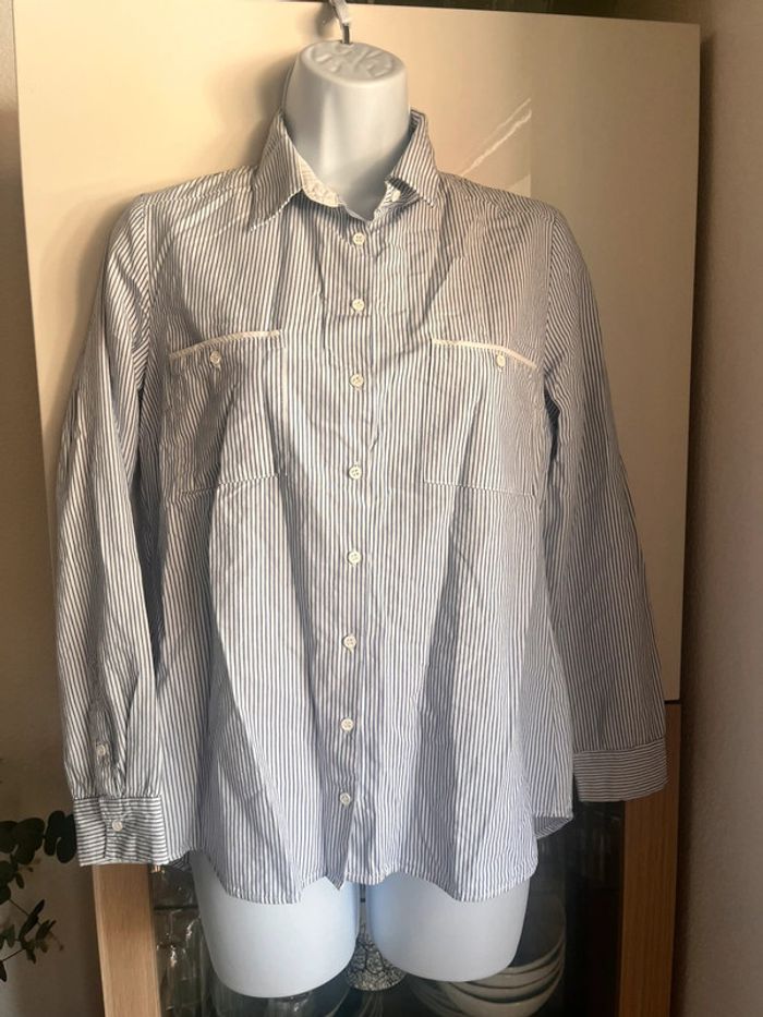 Chemise rayée camaïeu xs - photo numéro 2