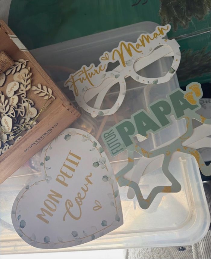 Set babyshower gender reveal - photo numéro 5