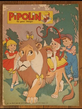 Ancien magazine Pipolin N°36 1960 vintage