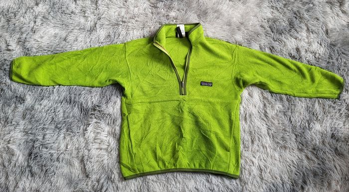 🧥💚 Pull polaire Patagonia Synchilla – Vintage 90s/2000s – Vert Lime/Leaf Green - Taille M 💚🧥 - photo numéro 3