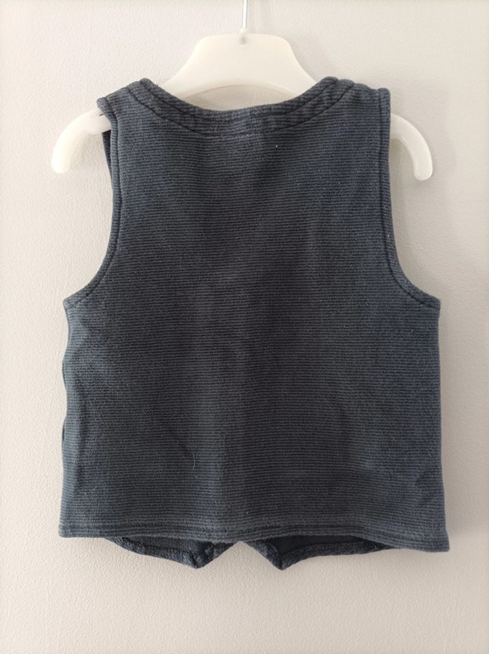 gilet sans manche TAO noir 24mois - photo numéro 3