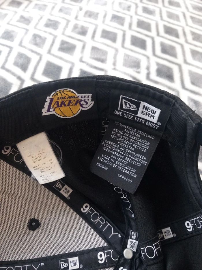 Casquette lakers New era - photo numéro 3