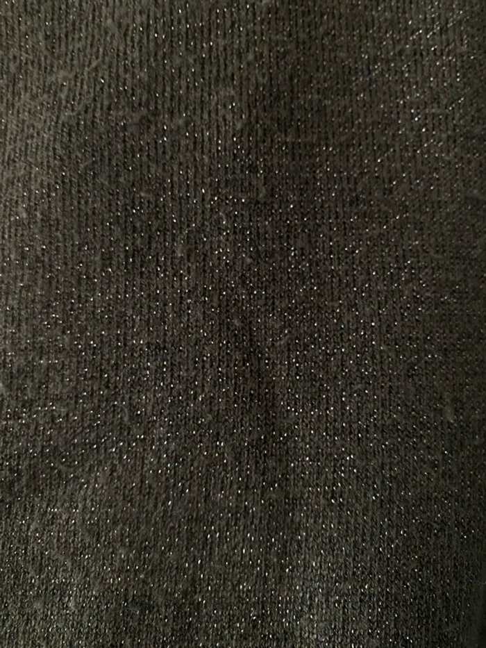 Pull col V vert pailleté Vero Moda - Taille L - photo numéro 4