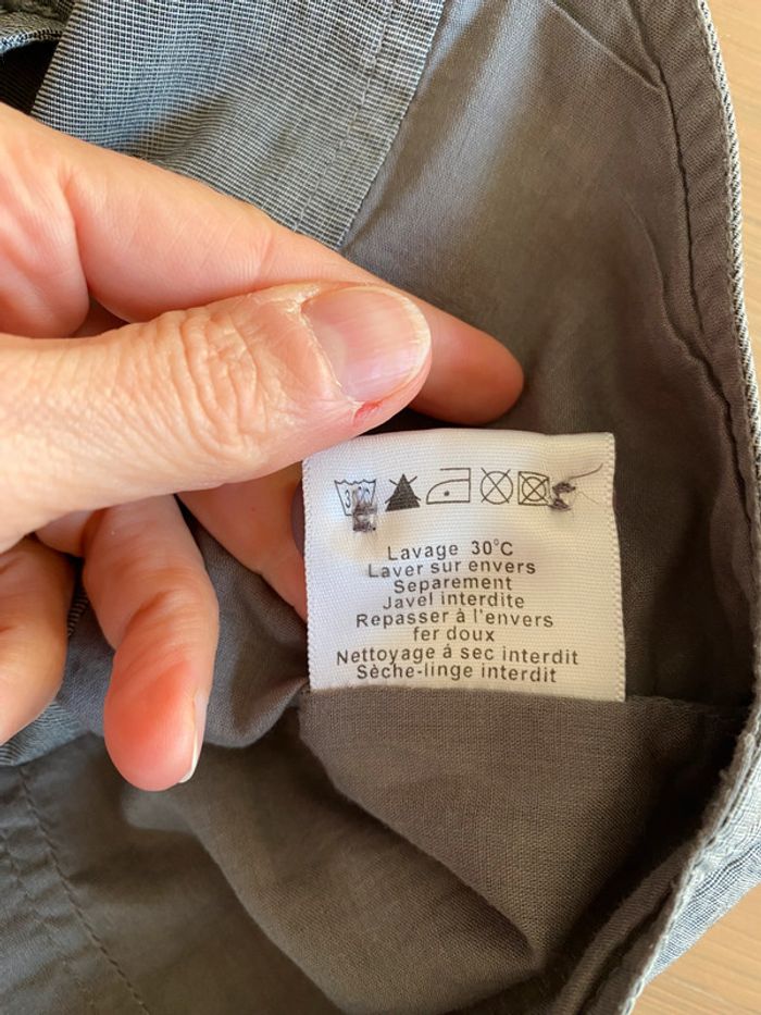 Gilet de tailleur School Rag taille 34 XS gris à petits carreaux - photo numéro 10