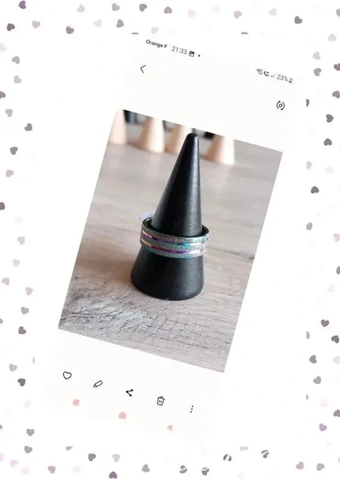 Superbe bague en acier inoxydable - photo numéro 4