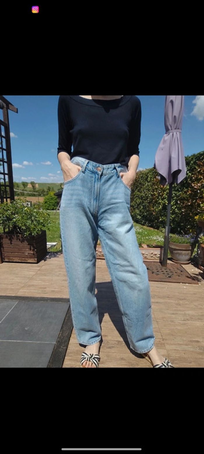 Jean droit T42 (Homme/femme) - Bershka