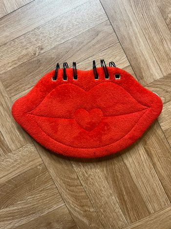 Carnet cahier de note en forme de bouche (NEUF)