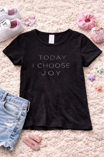 T shirt fille noir 
