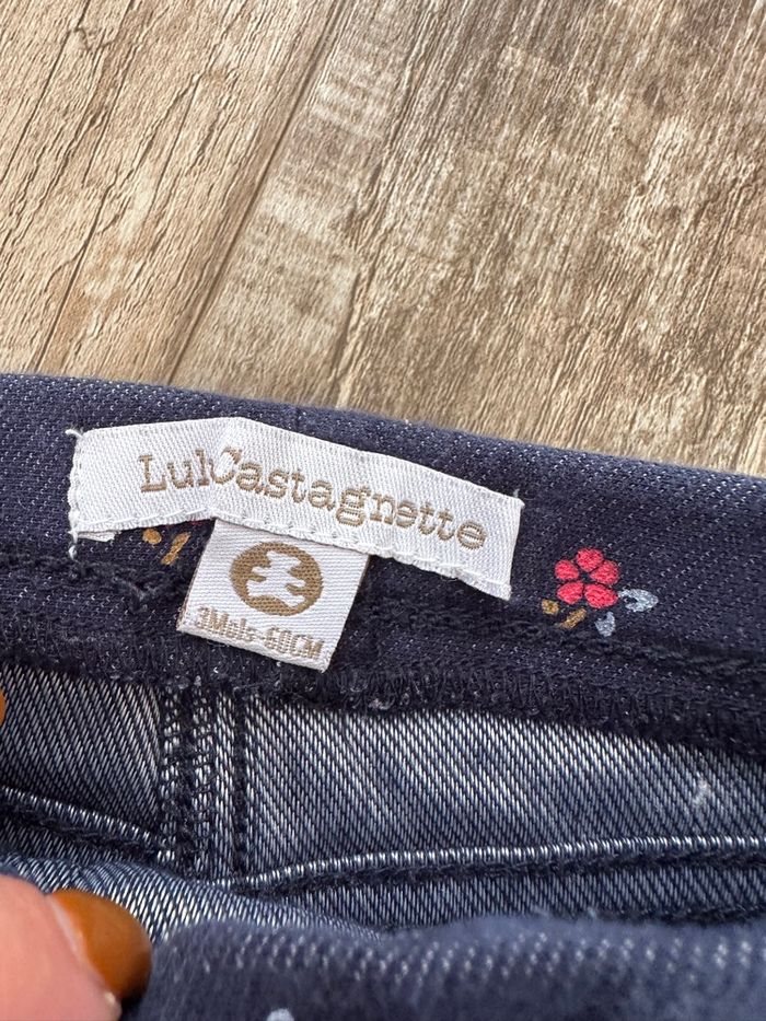 - Pantalon Lulu castagnette  - 3 mois - Très bon état - photo numéro 2