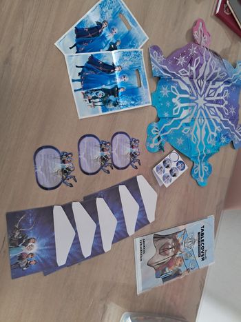 Decoration anniversaire Reine des neiges 