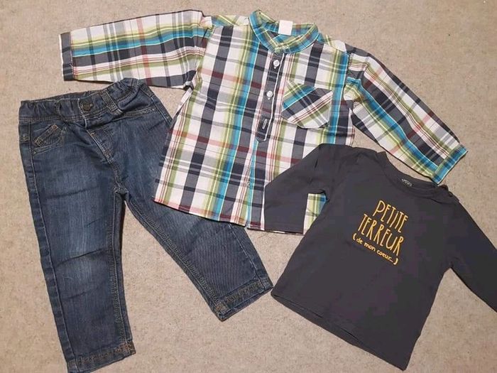 Lot de 3 articles garçon 18 mois