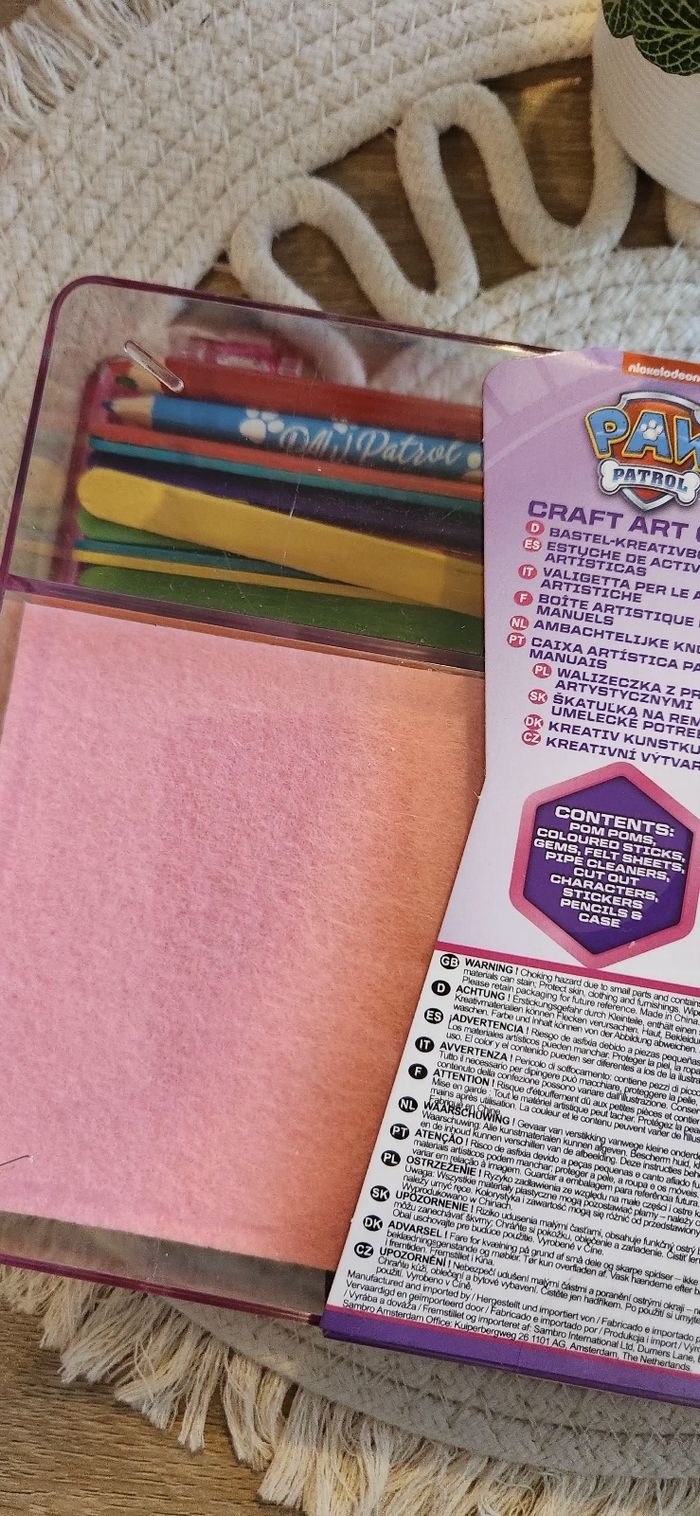 Boite loisirs créatifs Pat Patrouille Rose - photo numéro 7