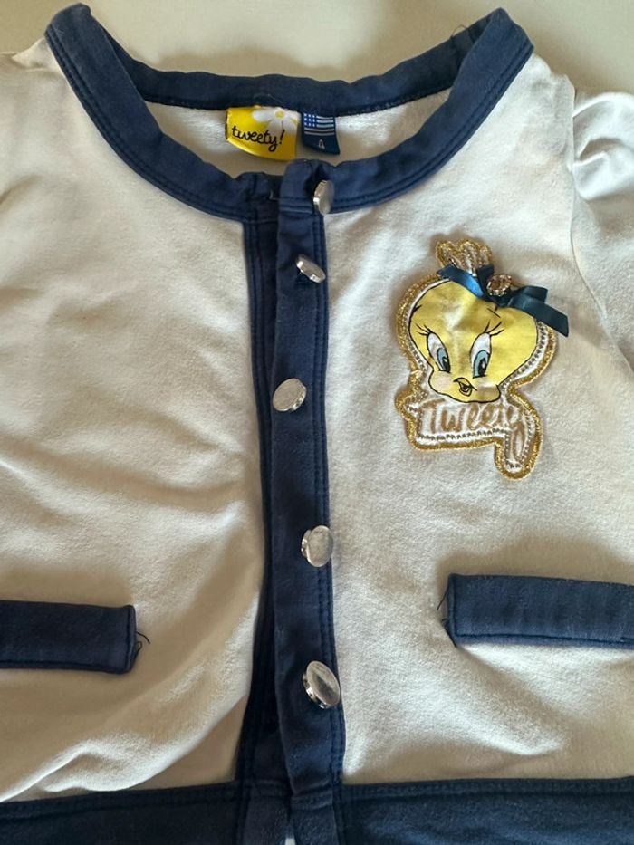 Veste Tweety 4 ans – style chic & cartoon - photo numéro 3