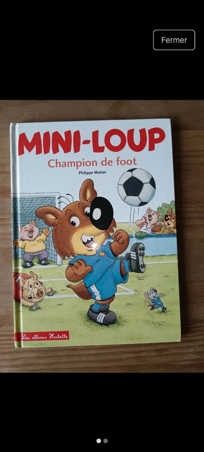 Livre mini loup