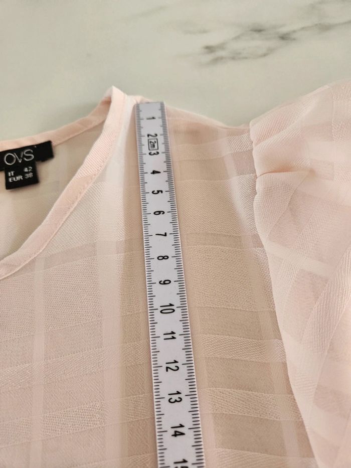 OVS blouse rose pâle style chemisier taille 38 - photo numéro 14