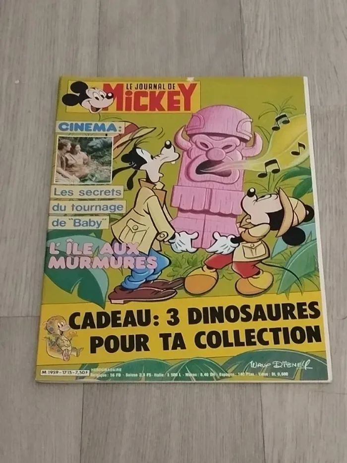 Lot Vintage 7 magazines Journal de Mickey année 1985 L063 - photo numéro 9