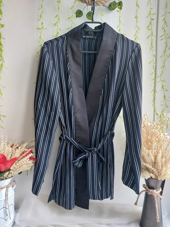 Blazer Zara – XS – Marine – État : Excellent