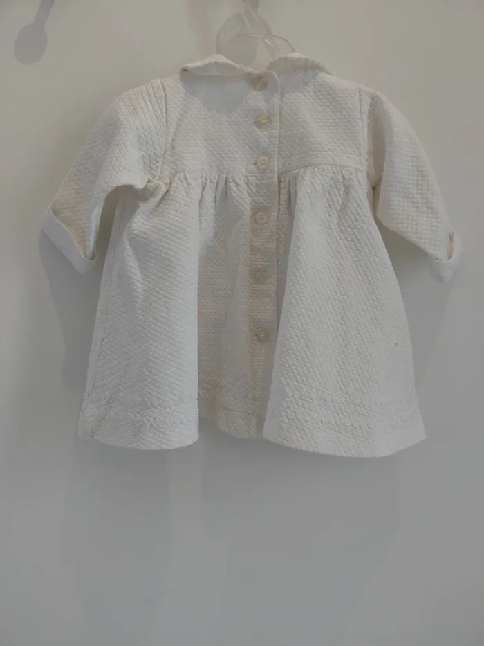 Robe blanche 6 mois Petit bateau - photo numéro 2