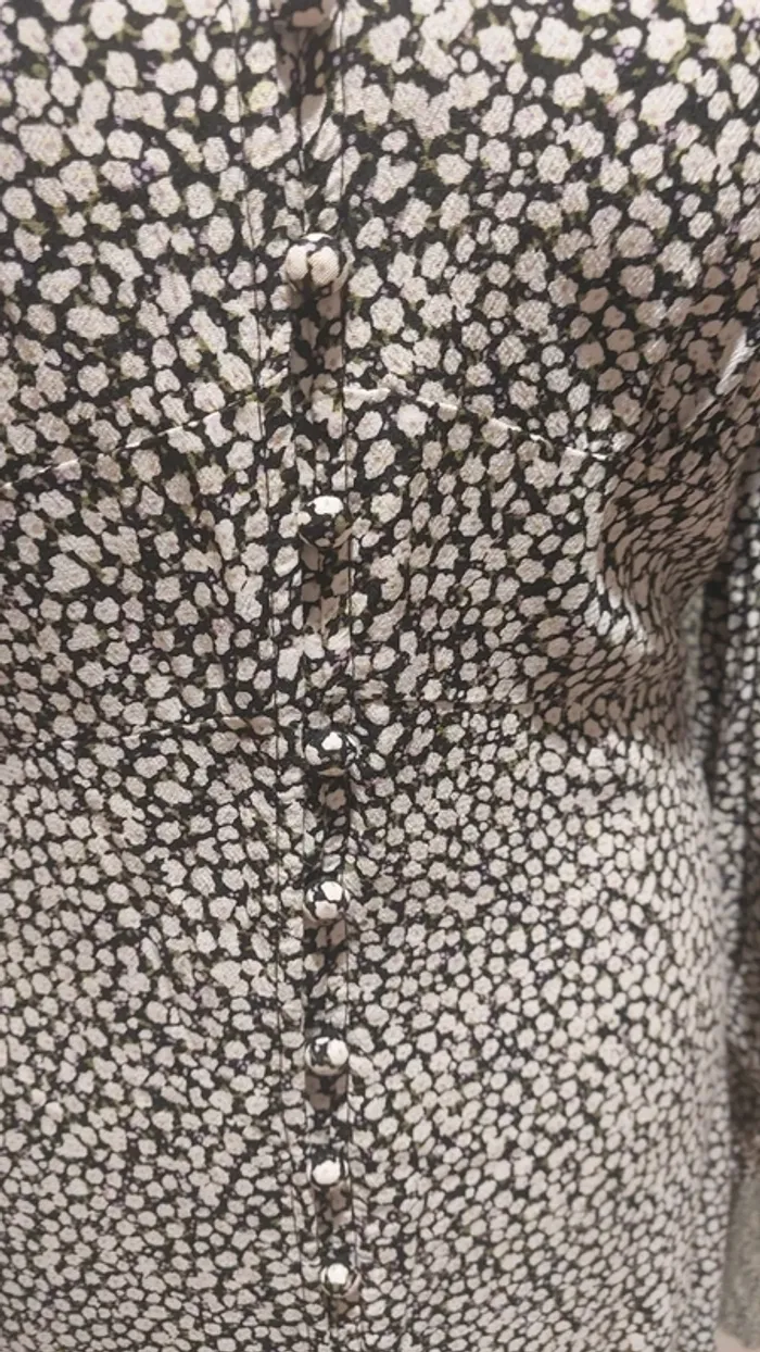 Robe vintage fleurie cintrée H&M - photo numéro 4