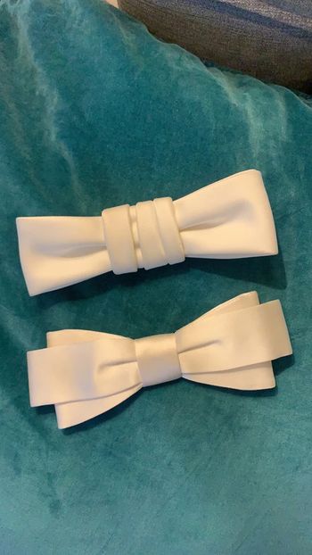 Lot de noeuds en satin duchesse