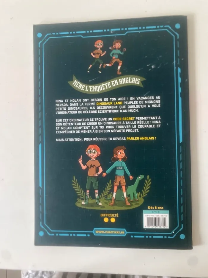Dinosaur Land Mène l’enquête en anglais - photo numéro 4