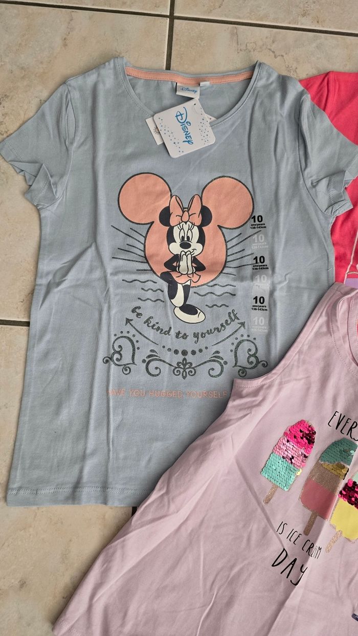 Neufs (non portés) 🏷🥰😍 teeshirts et débardeur 10 ans fille 😍🥰🏷 - photo numéro 2