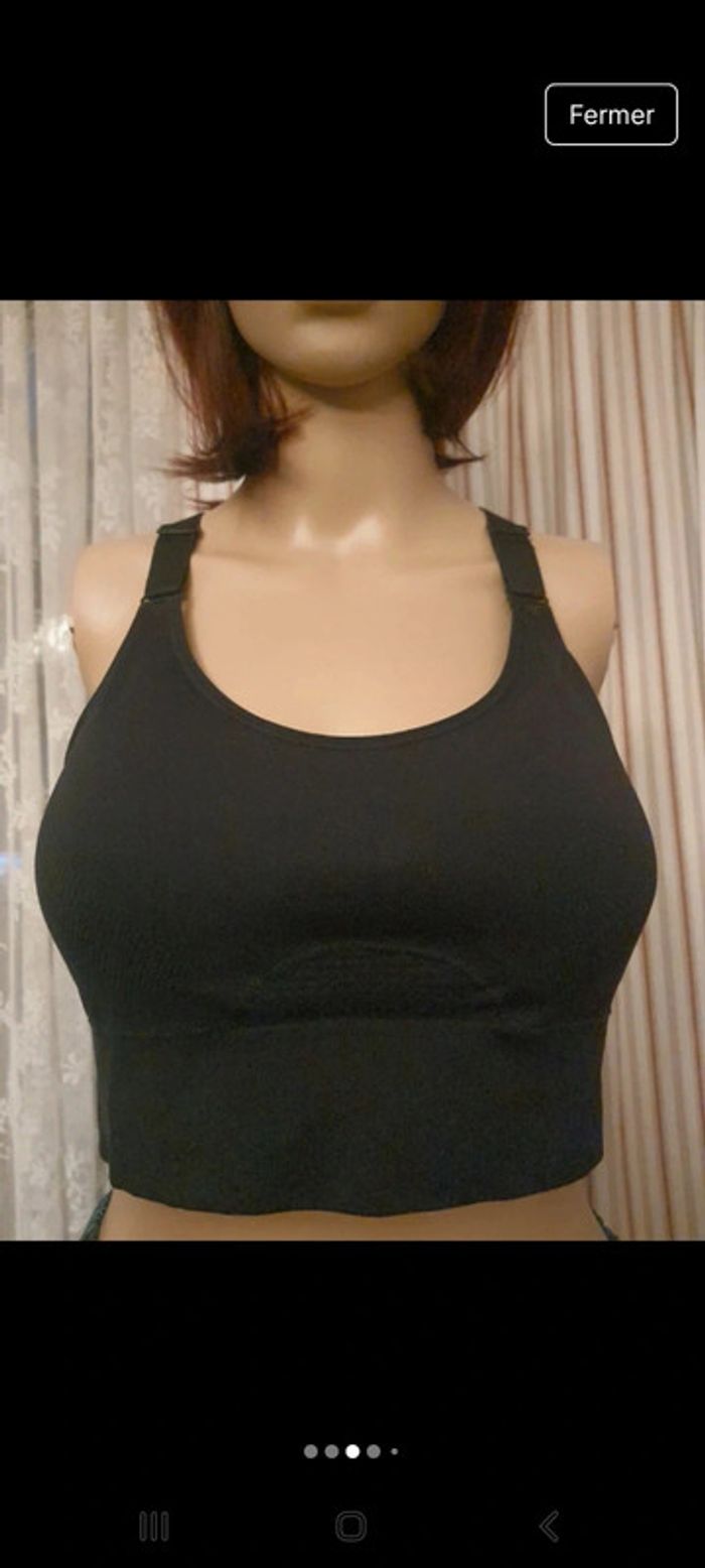 Brassière de sport noir HKMX Hunkemöller XL - photo numéro 3