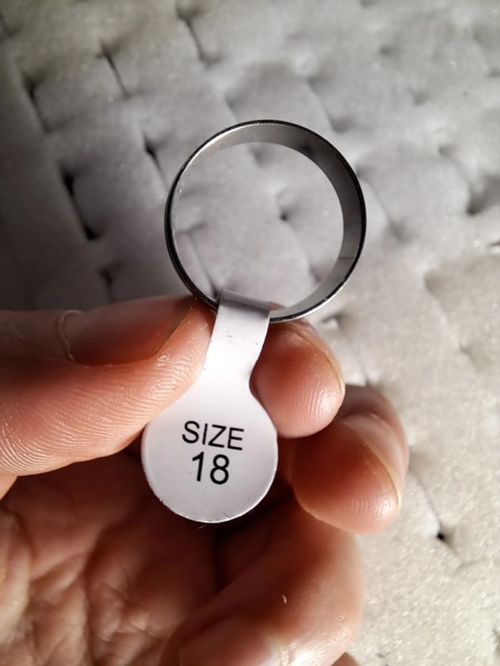 Bague acier inoxydable argentée - photo numéro 4