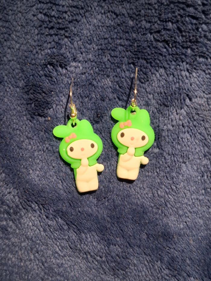 Boucles d'oreilles Kuromi - photo numéro 2