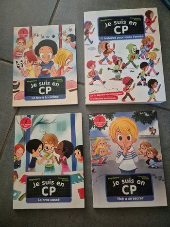 Lot de 4 livres de la collection "je suis en CP "