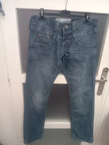 Jean Freeman taille 38 Classique Coupe Droite Homme Denim