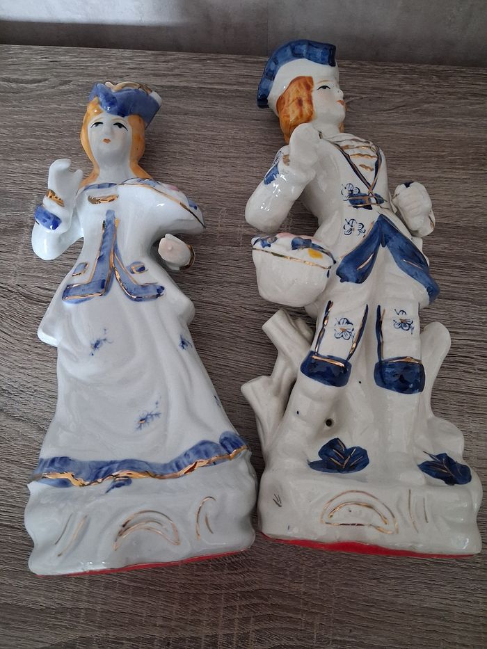 Figurines décorations en porcelaine 27 cm de haut - photo numéro 6
