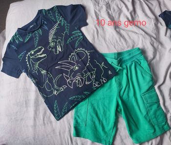 Ensemble short tee shirt