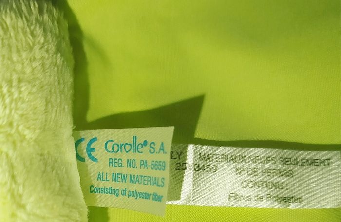 🔵 Vintage Corolle Doudou plat Lutin réversible - photo numéro 4