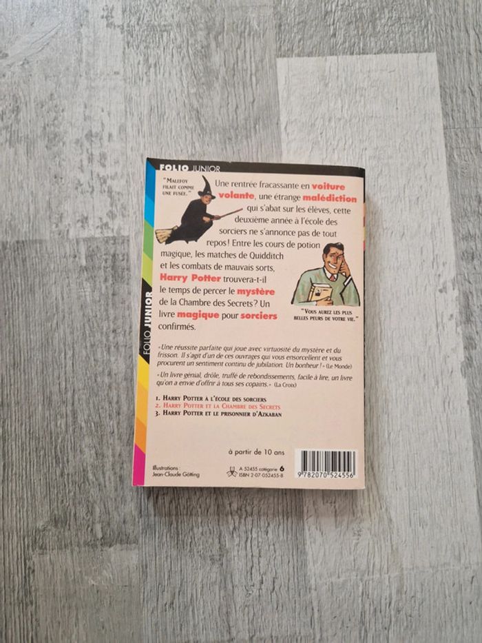 Livre Harry Potter et la chambre des secrets - photo numéro 2